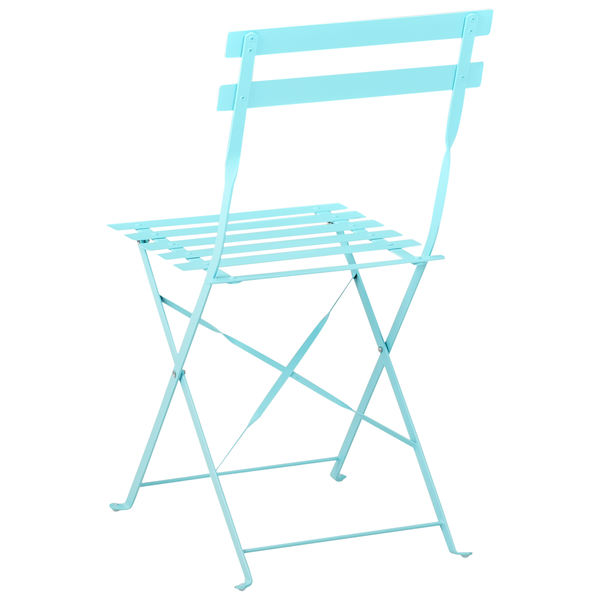 Bistro Set klappbar FIORI Metall Türkis