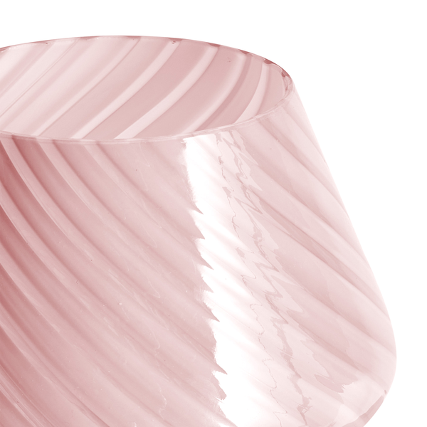 Tischleuchte LOBO Glas Rosa
