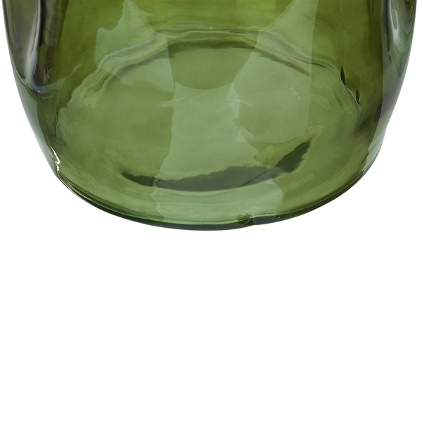 Blumenvase KERALA Glas 35 cm Olivgrün