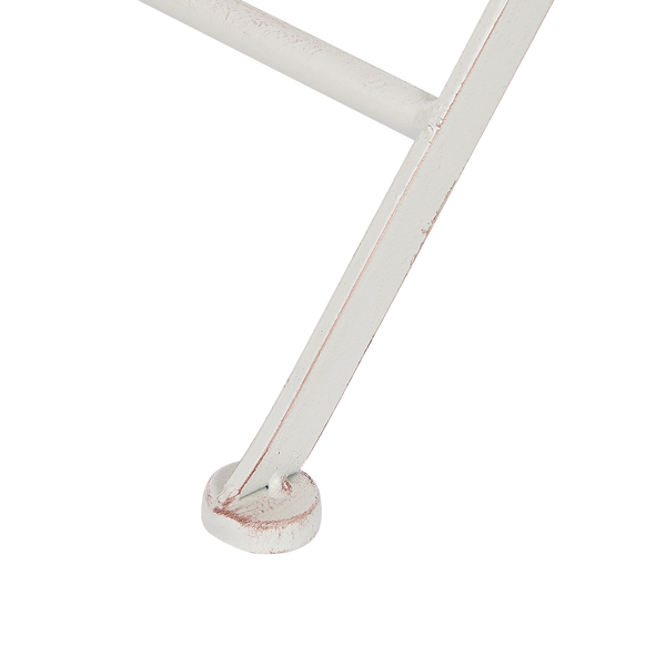 Outdoor Bistrotisch STIFFE 70 cm 70 cm Metall Weiß