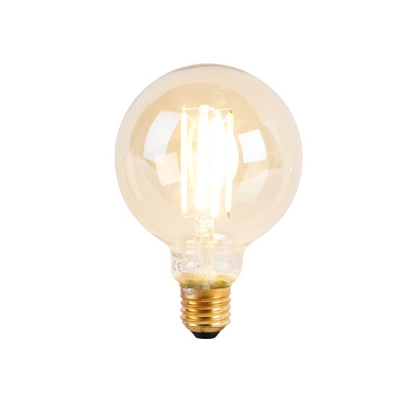 Industrielle smarte Deckenleuchte dunkelgrau inkl. Wifi G95 - Cage