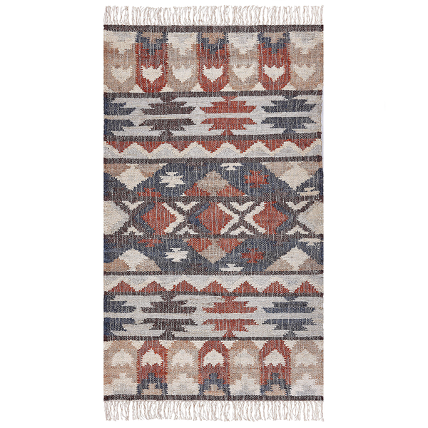 Teppich KALFA Bunt 80 x 150 cm Jute