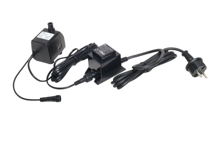Teichpumpen Set mit Transformator und Stecker