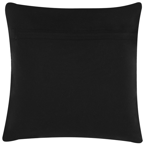 Dekokissen KARUR Baumwolle 45 x 45 cm Braun Blumenmuster