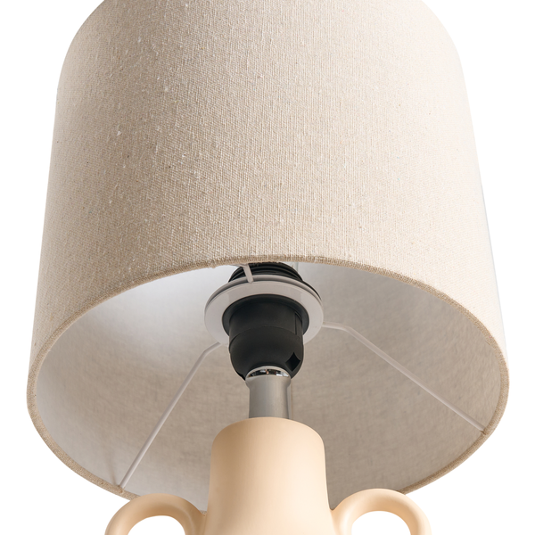 Tischleuchte KERULEN Keramik Beige