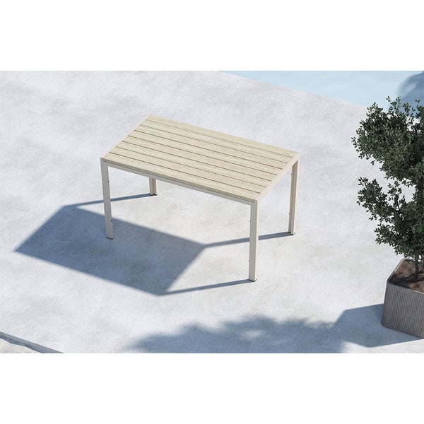 Mirko Gartentisch beige. 80 X 140 X 74 cm