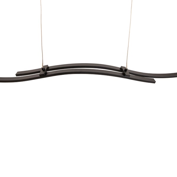 Moderne Pendelleuchte mit geschwungenem Design