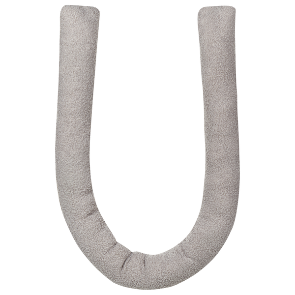 Dekokissen 2er Set GLADIOLUS Bouclé 172 x 14 cm Grau Ohne Muster