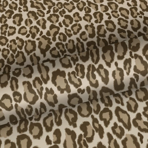 Walls4You Tapete Leopardenmuster Beige - 53 cm x 10.05 m - 935328