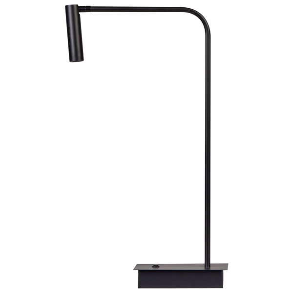 LED Schreibtischlampe LAWSON verstellbar Metall Schwarz