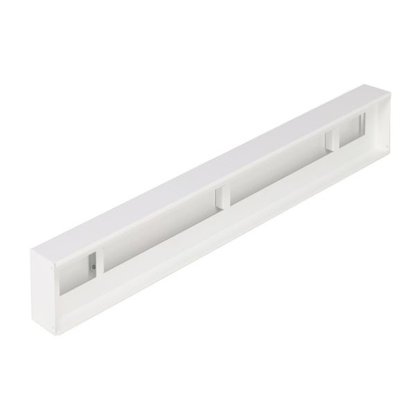 Langes schmales Wandregal aus Metall zur Wandmontage
