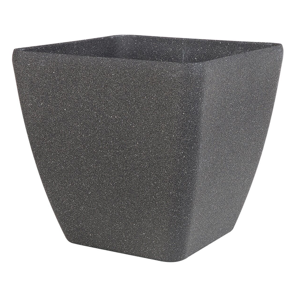 Blumenkübel ZELI 34 cm Dunkelgrau