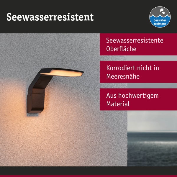 Außenleuchte mit Bewegungsmelder und Zigbee Logo