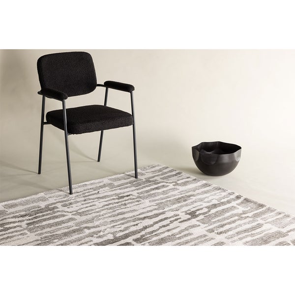 Milos Teppich 230x160cm Grau. 160 X 230 X 2 cm