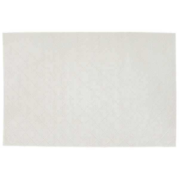 Teppich ELLEK Weiß 160 x 230 cm Wolle
