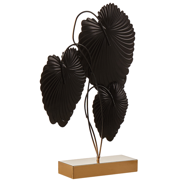 Dekorative Blatt-Skulptur aus Metall für Innenräume