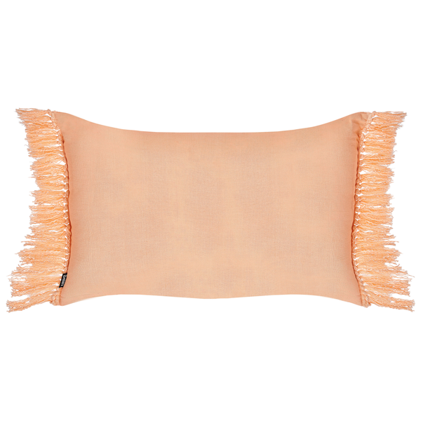 Dekokissen 2er Set TANSY Baumwolle 40 x 60 cm Orange Ohne Muster