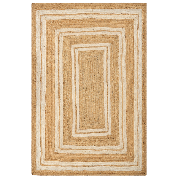 Teppich ELMALI 200 x 300 cm Jute Beige
