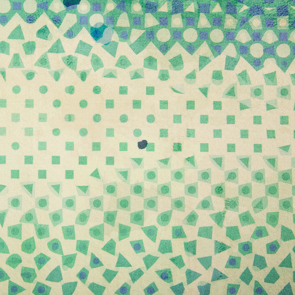 Teppich blau-grün 140 x 200 cm SUSUZ