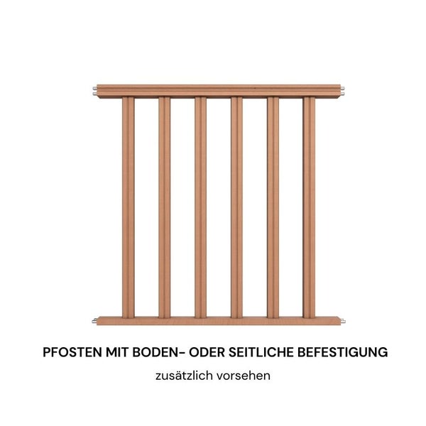 Holzzaunfeld für Garten und Außenbereich