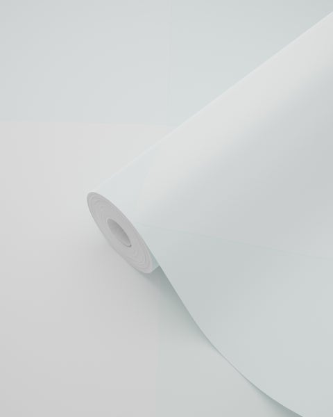 Origin Wallcoverings Tapete große Dreiecke Weiß und Pastell Mintgrün - 53 cm x 10.05 m - 347497