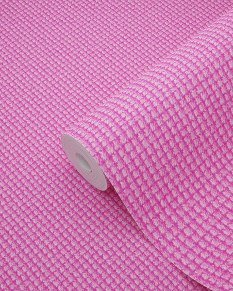 ESTAhome Tapete Stickmuster Rosa - 53 cm x 10.05 m - 138133
