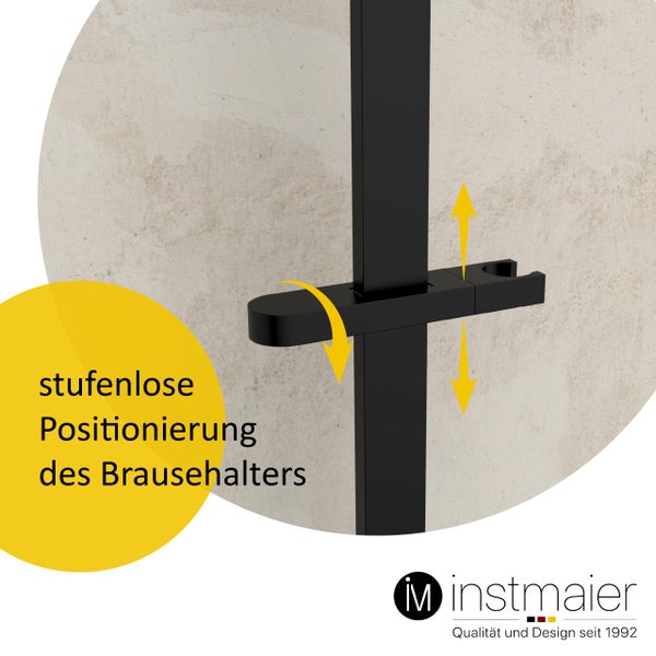 instmaier Duschstange S1, schwarz