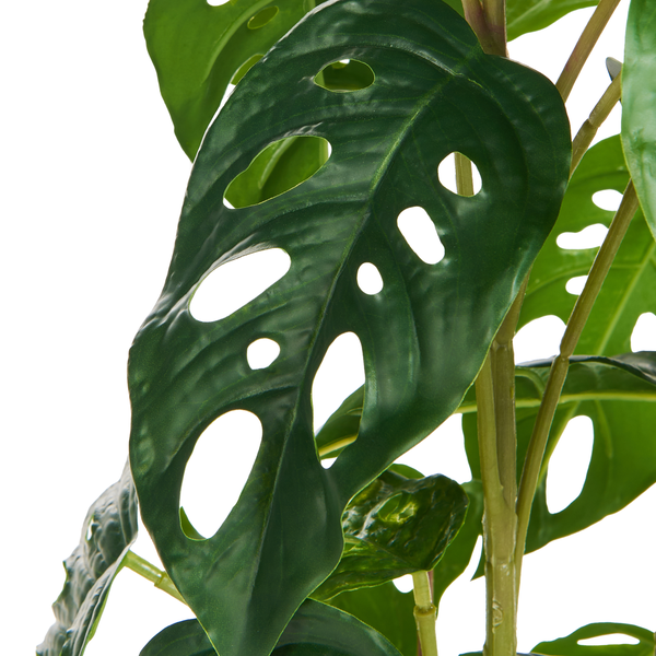 Kunstpflanze MONSTERA ADANSONII 53 cm Grün