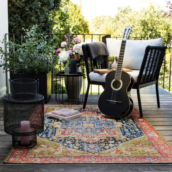 Kurzflor Teppich Matias Multi Modern, Orientalisch 160 x 230 cm