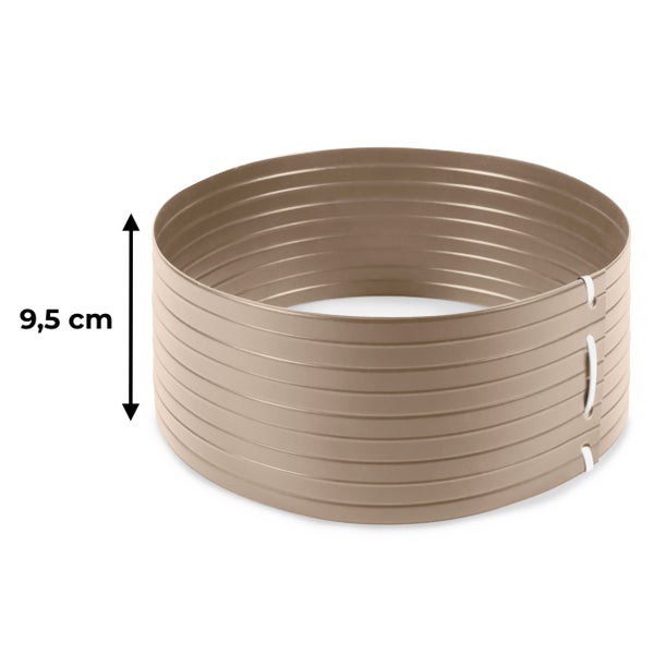 Flexibler Rasenkanten-Streifen, 9,5 cm hoch