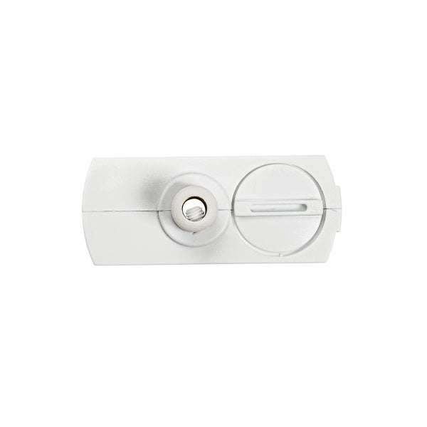 Werkbank mit Holzplatte und rotem Metallgestell