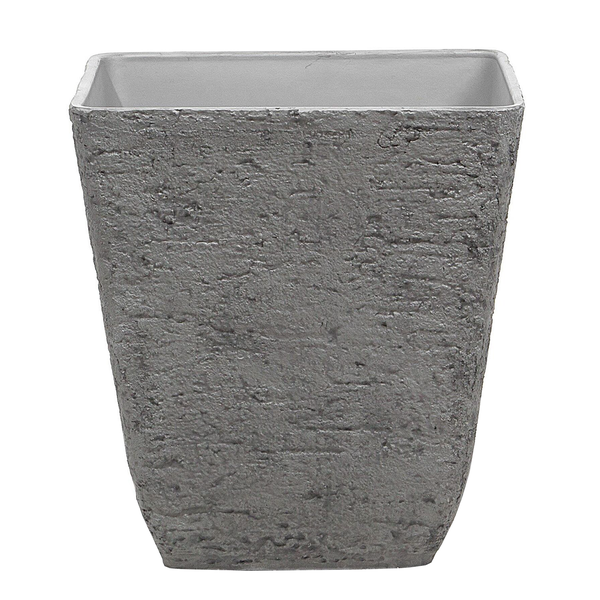 Set mit 2 Blumentöpfen DELOS 49 cm Grau