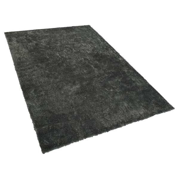 Teppich dunkelgrau 160 x 230 cm Shaggy EVREN