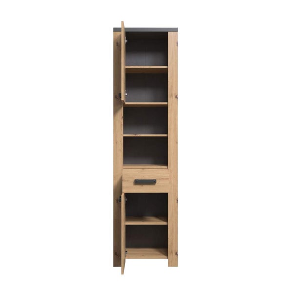Follow Hochschrank Bad Eiche dekor. 53 X 35 X 196 cm