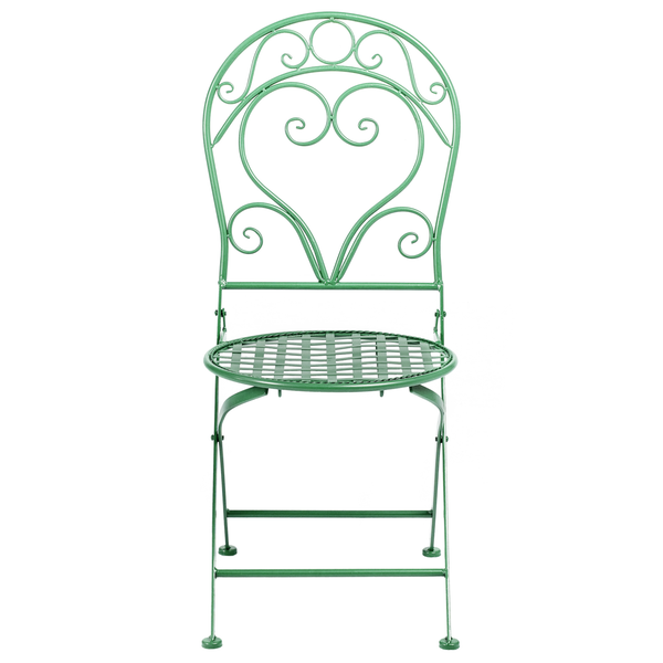 Gartensessel aus Metall mit klappbarem Gestell