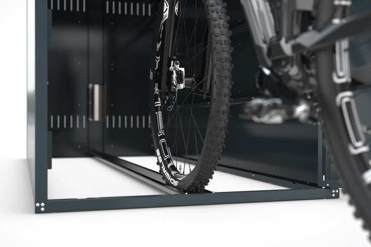 Fahrradgarage BikeBox 1 Bogendach AE ohne Seitenwand