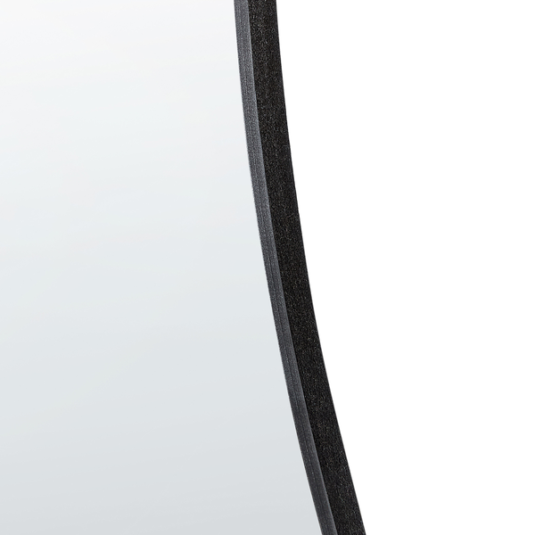 Nahaufnahme eines Poufs mit Kordmuster und Beliani Logo