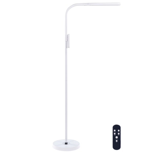 LED Stehlampe ARIES mit Dimmer Metall Weiß