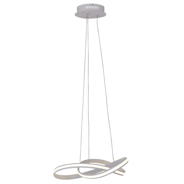 Moderne LED-Pendelleuchte mit geschwungenem Design