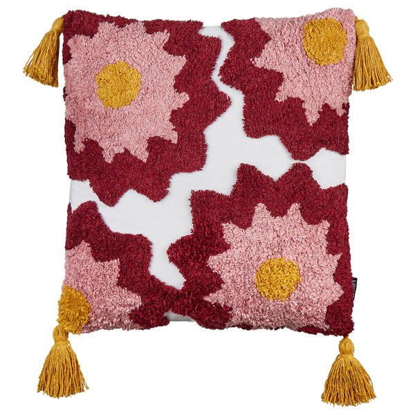 Dekokissen 2er Set LORALAI Baumwolle 45 x 45 cm Bunt