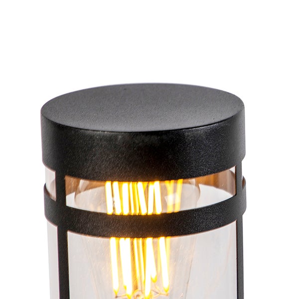 Moderne Außenleuchte schwarz 80 cm IP44 - Gleam