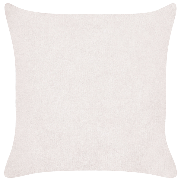 Dekokissen 2er Set MILLET Cord 43 x 43 cm Cremeweiß Geometrisches Muster