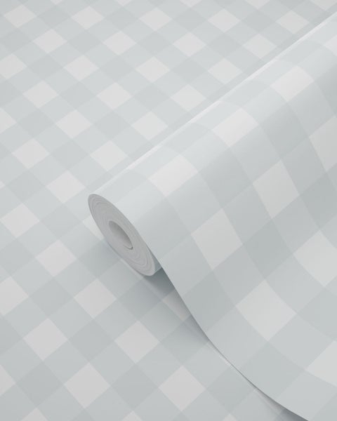 Tapetenrolle mit Karomuster