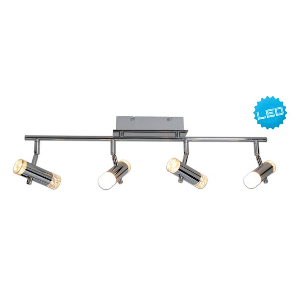 Deckenleuchte mit vier LED Strahlern