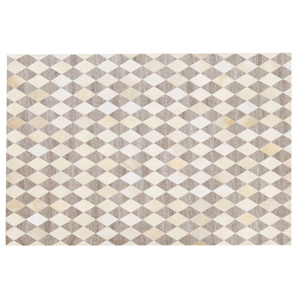 Teppich SESLICE Beige 160 x 230 cm Echtleder