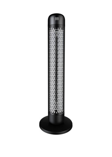 Infrarotpanel Quality Heating QHD-20DF 2000W Carbon Schwarz inkl. Fernbedienung, zwei Heizstufen, Energieeffizient, Umfallschutz, IP21, elegantes Design