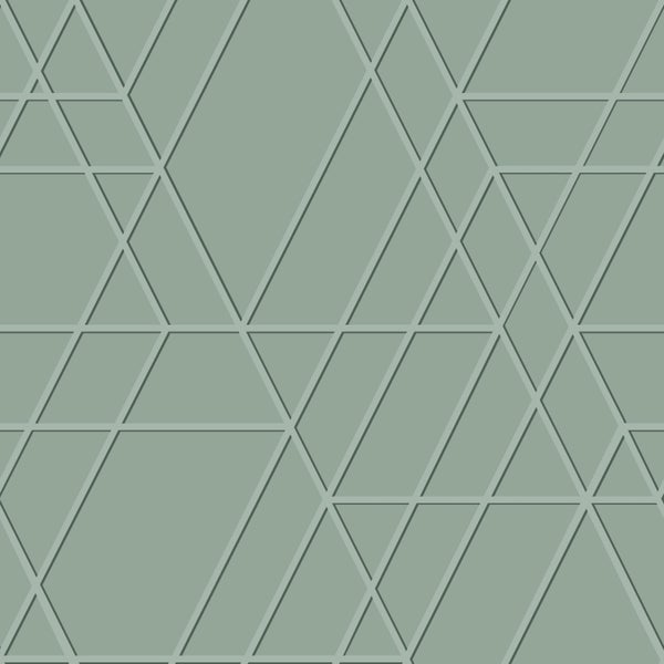 ESTAhome Tapete 3D-Muster Mintgrün - 50 x 900 cm - 139602