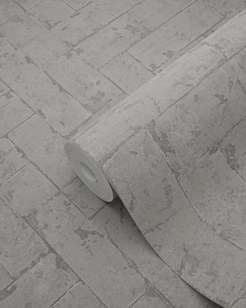 Origin Wallcoverings Tapete Backstein-Optik Beigebraun - 53 cm x 10.05 m - 347569
