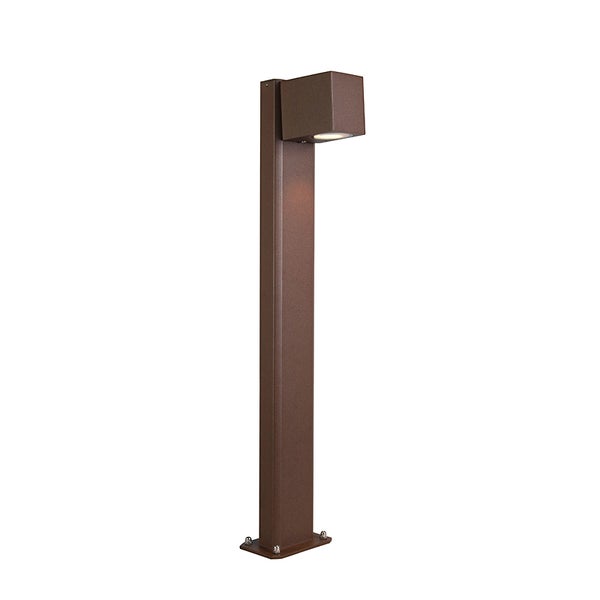 Abmessungen einer Wegeleuchte: 65 cm Höhe, 13 cm Breite oben, 12 cm und 8 cm Breite unten.
