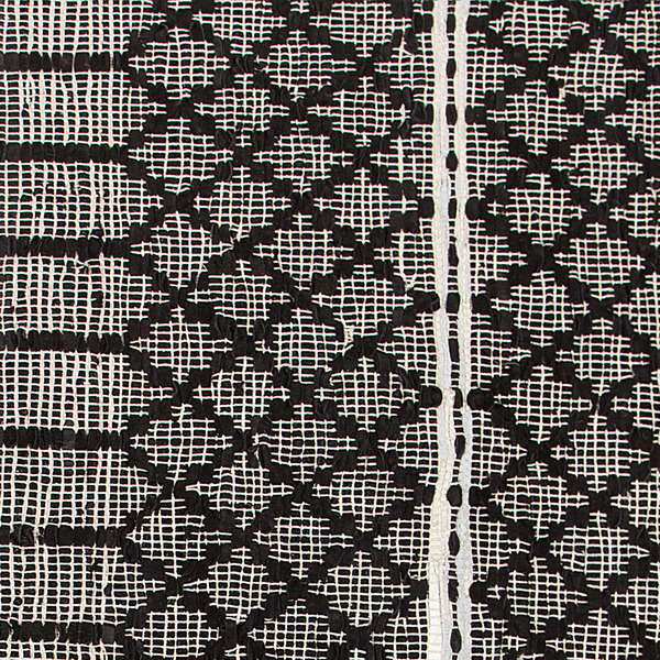 Teppich FEHIMLI Schwarz 140 x 200 cm Echtleder